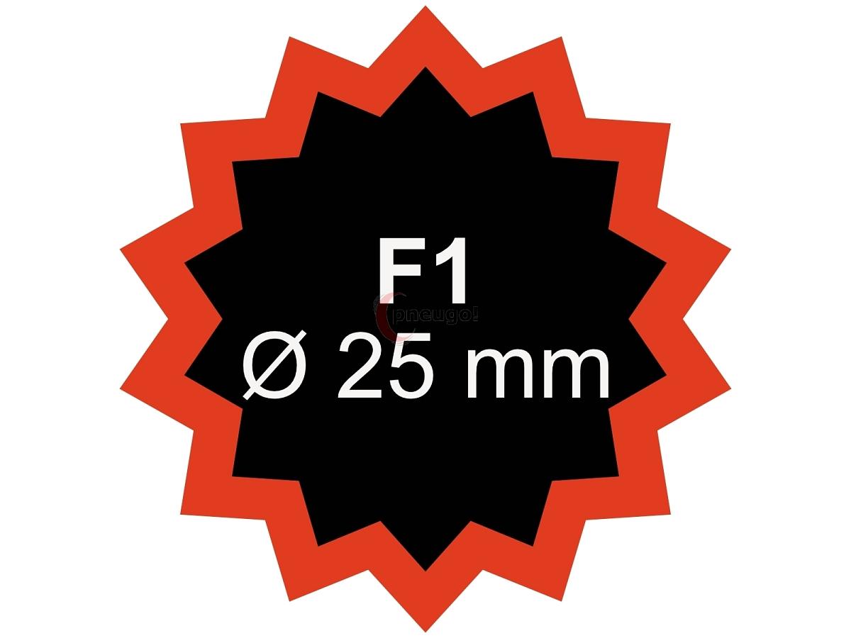 1 x Rema Tip-Top Schlauchflicken F 1 Ø25 mm Rotrand für Fahrrad