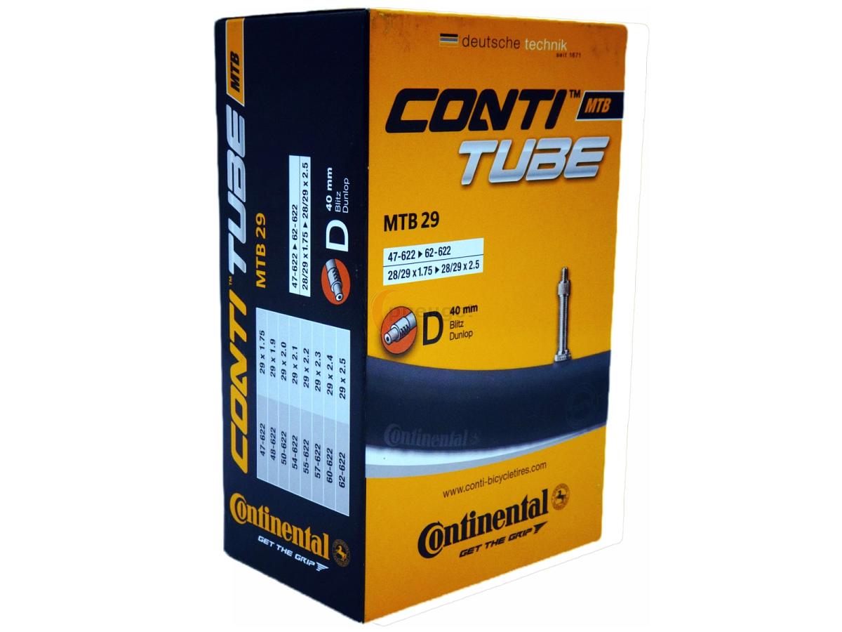 Fahrradschlauch Continental MTB 29 29 Zoll 47-622/62-622 Dunlop-Ventil 40mm