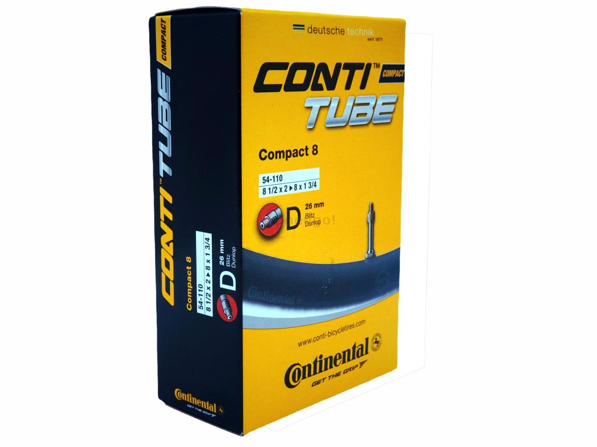 Fahrradschlauch Continental Compact 8 8 Zoll 54-110 Dunlop-Ventil 26mm