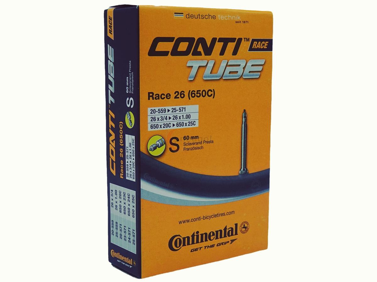 Fahrradschlauch Continental Race 26 26 Zoll 20-559/25-571 Sclaverand-Ventil 60mm