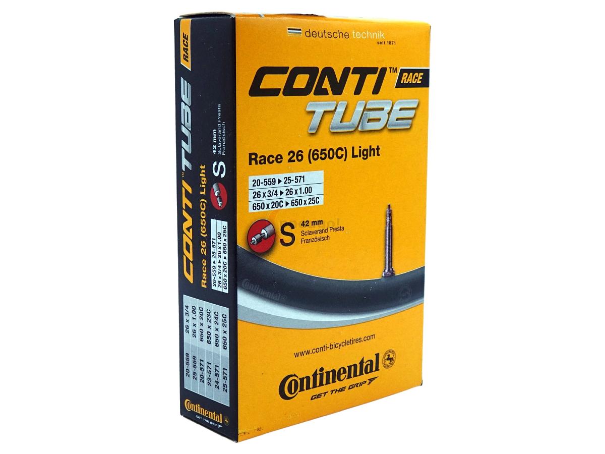 Fahrradschlauch Continental Race 26 Light 26 Zoll 20-559/25-571 (26x0.75/1.00) Sclaverand-Ventil 42mm