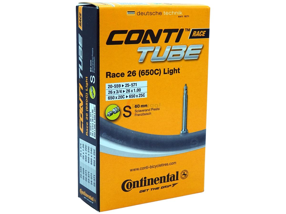 Fahrradschlauch Continental Race 26 Light 26 Zoll 20-559/25-571 Sclaverand-Ventil 60mm