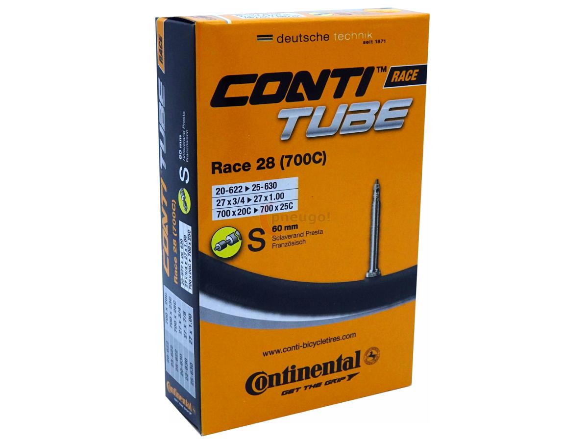 Fahrradschlauch Continental Race 28 28 Zoll 20-622/25-630 Sclaverand-Ventil 60mm