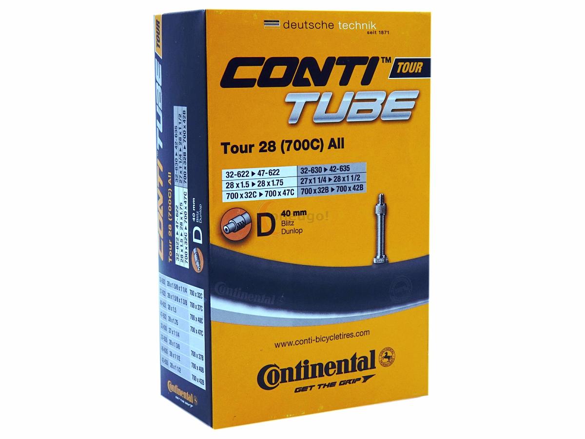 Fahrradschlauch Continental Tour 28 All 28 Zoll 32-622/47-622 Dunlop-Ventil 40mm