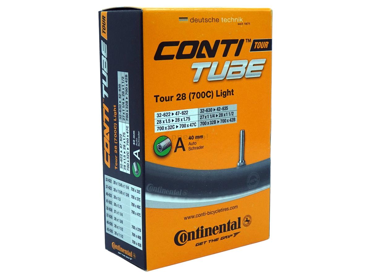 Fahrradschlauch Continental Tour 28 Light 28 Zoll 32-622/47-622 Auto-Ventil 40mm