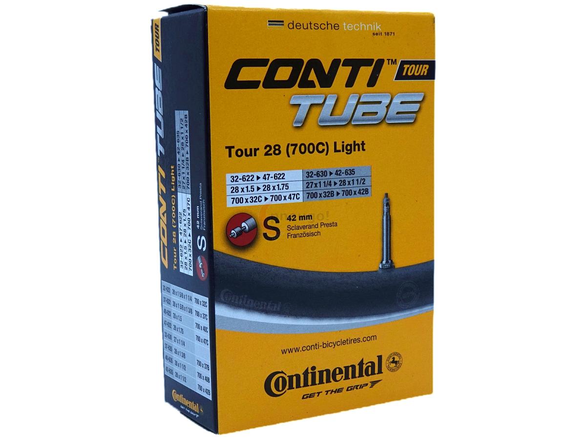 Fahrradschlauch Continental Tour 28 Light 28 Zoll 32-622/47-622 Sclaverand-Ventil 42mm