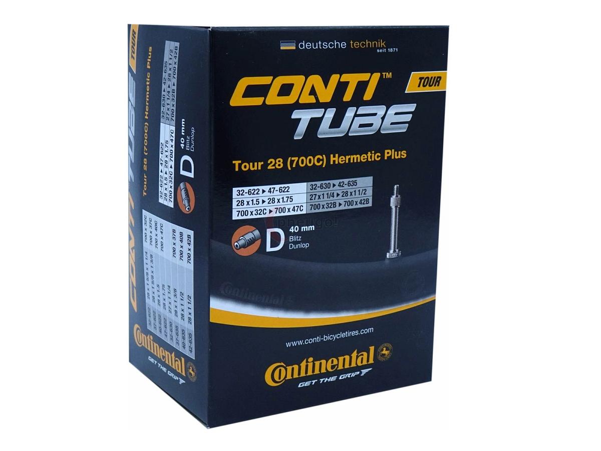 Fahrradschlauch Continental Hermetic Plus Tour  28 Zoll 32-622/47-622 Dunlop-Ventil 40mm