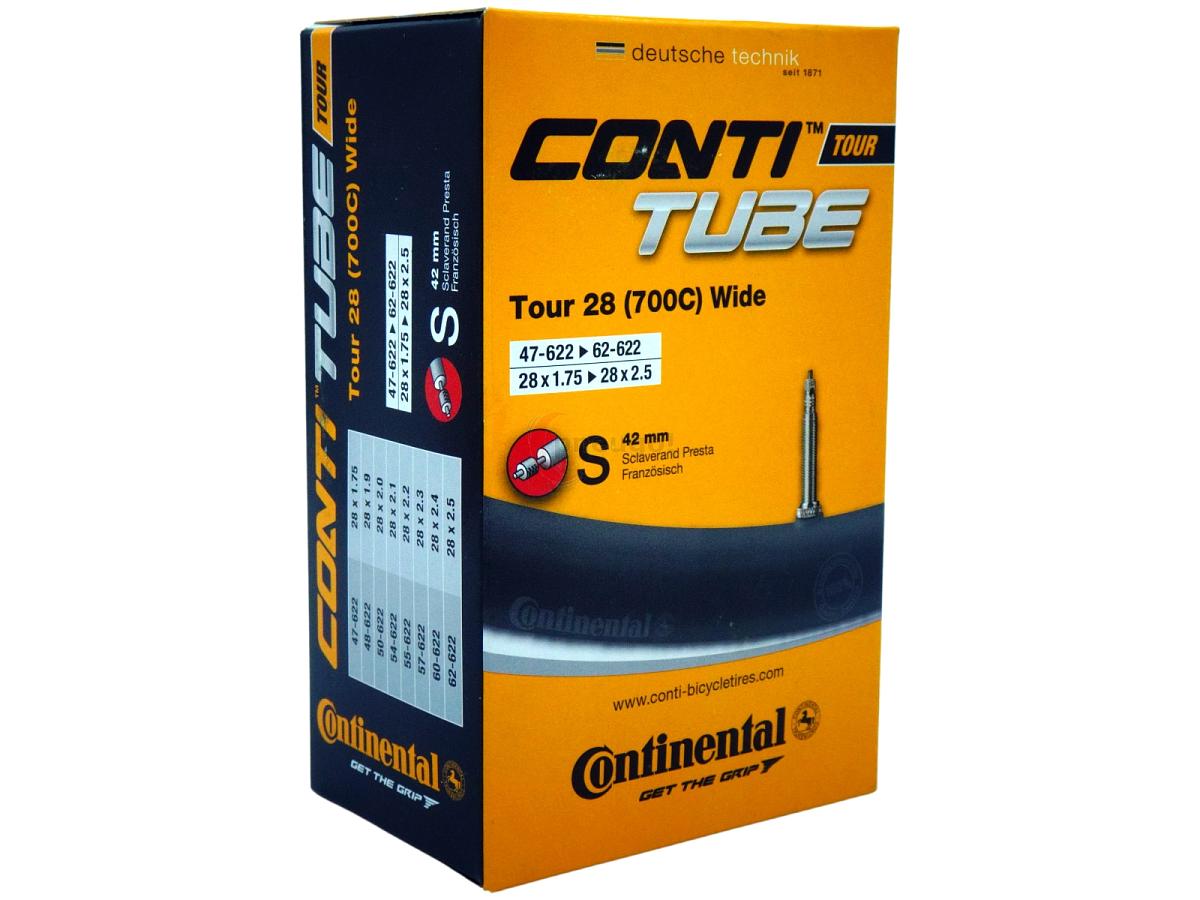 Fahrradschlauch Continental Tour 28 Wide 28 Zoll 47-622/62-622 Sclaverand-Ventil 42mm