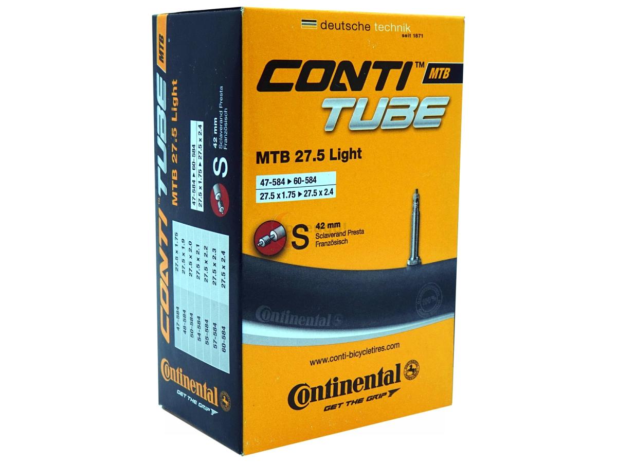 Fahrradschlauch Continental MTB 27.5 Light 27.5 Zoll 47-584/60-584 Sclaverand-Ventil 42mm