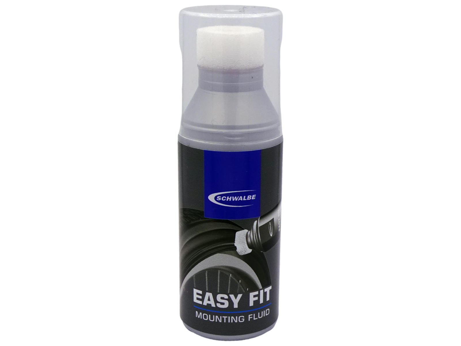 1 Schwalbe Reifen-Montagefluid Easy Fit 50 ml (mit integriertem Schwamm-Aplikator)