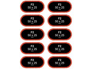 Fahrradschlauchflicken 50x25mm