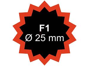 Flicken 100 x Rema Tip-Top Schlauchflicken F 1 Ø25 mm Rotrand für Fahrrad