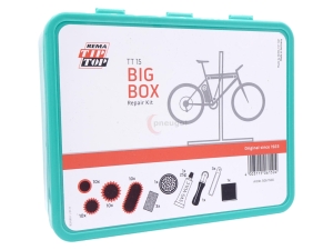 Rema Tip Top Fahrrad Schlauchreparatur Set TT 15 Big Box Reparatur Kit 50 teilig