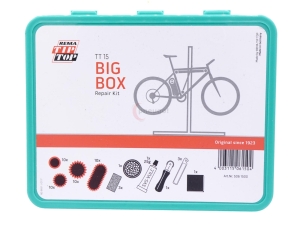 Rema Tip Top Fahrrad Schlauchreparatur Set TT 15 Big Box Reparatur Kit 50 teilig