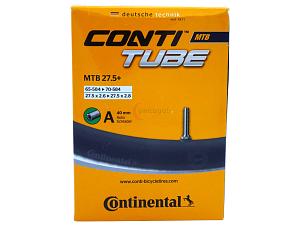 4x Fahrradschlauch Continental MTB 27.5 Wide 27.5 Zoll 65-584/70-584 Auto-Ventil 40mm +3x Conti Reifenheber +pneugo! Reparatur-Kit