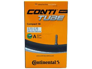 4x Fahrradschlauch Continental Compact 18 18 Zoll 32-355/47-355 Auto-Ventil 40mm +3x Conti Reifenheber +pneugo! Reparatur-Kit