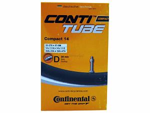 4x Fahrradschlauch Continental Compact 14 14 Zoll 32-279/47-298 Dunlop-Ventil 26mm +3x Conti Reifenheber +pneugo! Reparatur-Kit