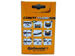 1x Fahrradschlauch Continental Compact 16 16 Zoll 32-305/47-349 Auto-Ventil 34mm +3x Conti Reifenheber +pneugo! Reparatur-Kit