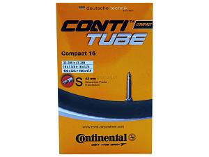 4x Fahrradschlauch Continental Compact 16 16 Zoll 32-305/47-305 Sclaverand-Ventil 42mm +3x Conti Reifenheber +pneugo! Reparatur-Kit