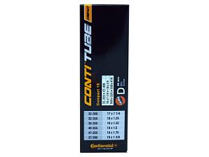 2x Fahrradschlauch Continental Compact 18 18 Zoll 32-355/47-400 Dunlop-Ventil 26mm +3x Conti Reifenheber +pneugo! Reparatur-Kit