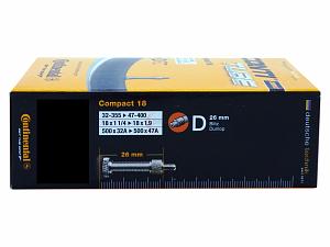 1x Fahrradschlauch Continental Compact 18 18 Zoll 32-355/47-400 Dunlop-Ventil 26mm +3x Conti Reifenheber +pneugo! Reparatur-Kit