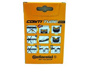 1x Fahrradschlauch Continental Compact 20 Slim 20 Zoll 28-406/32-440 Sclaverand-Ventil 42mm +3x Conti Reifenheber +pneugo! Reparatur-Kit