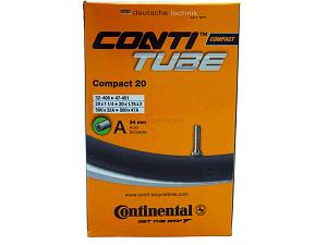 2x Fahrradschlauch Continental Compact 20 20 Zoll 35-406/47-406 Auto-Ventil 34mm +3x Conti Reifenheber +pneugo! Reparatur-Kit