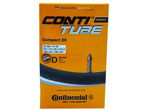 3x Fahrradschlauch Continental Compact 20 20 Zoll 32-451/47-451 Dunlop-Ventil 40mm +3x Conti Reifenheber +pneugo! Reparatur-Kit