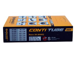 4x Fahrradschlauch Continental Race 26 26 Zoll 20-559/25-571 Sclaverand-Ventil 42mm +3x Conti Reifenheber +pneugo! Reparatur-Kit