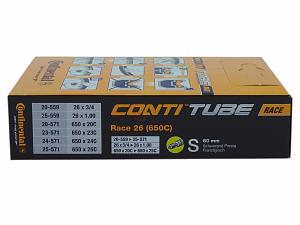 3x Fahrradschlauch Continental Race 26 26 Zoll 20-559/25-571 Sclaverand-Ventil 60mm +3x Conti Reifenheber +pneugo! Reparatur-Kit