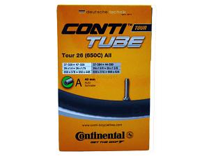 1x Fahrradschlauch Continental Tour 26 All 26 Zoll 37-559/47-571 Auto-Ventil 40mm +3x Conti Reifenheber +pneugo! Reparatur-Kit