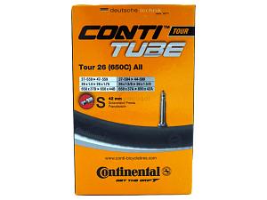 4x Fahrradschlauch Continental Tour 26 All 26 Zoll 37-559/47-571 Sclaverand-Ventil 42mm +3x Conti Reifenheber +pneugo! Reparatur-Kit