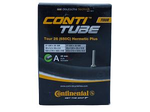 4x Fahrradschlauch Continental Hermetic Plus Tour 26 All 26 Zoll 37-559/50-559 Auto-Ventil 40mm +3x Conti Reifenheber +pneugo! Reparatur-Kit