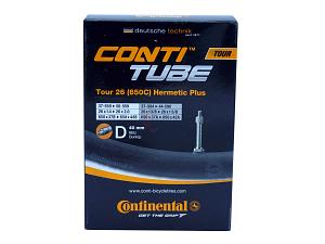 3x Fahrradschlauch Continental Hermetic Plus Tour 26 All 26 Zoll 37-559/50-559 Dunlop-Ventil 40mm +3x Conti Reifenheber +pneugo! Reparatur-Kit