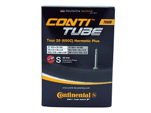 2x Fahrradschlauch Continental Hermetic Plus Tour 26 All 26 Zoll 37-559/50-559 Sclaverand-Ventil 42mm +3x Conti Reifenheber +pneugo! Reparatur-Kit