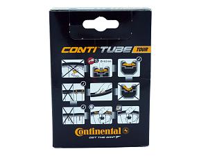 1x Fahrradschlauch Continental Hermetic Plus Tour 26 All 26 Zoll 37-559/50-559 Sclaverand-Ventil 42mm +3x Conti Reifenheber +pneugo! Reparatur-Kit