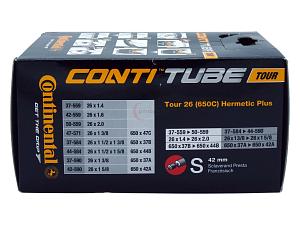 4x Fahrradschlauch Continental Hermetic Plus Tour 26 All 26 Zoll 37-559/50-559 Sclaverand-Ventil 42mm +3x Conti Reifenheber +pneugo! Reparatur-Kit