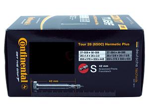 4x Fahrradschlauch Continental Hermetic Plus Tour 26 All 26 Zoll 37-559/50-559 Sclaverand-Ventil 42mm +3x Conti Reifenheber +pneugo! Reparatur-Kit