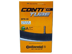 3x Fahrradschlauch Continental MTB 26 26 Zoll 47-559/62-559 Auto-Ventil 40mm +3x Conti Reifenheber +pneugo! Reparatur-Kit