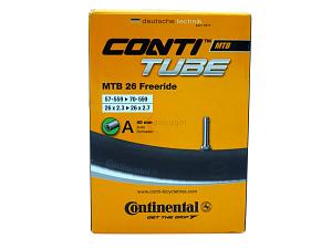 2x Fahrradschlauch Continental MTB 26 Freeride 26 Zoll 57-559/70-559 Auto-Ventil 40mm +3x Conti Reifenheber +pneugo! Reparatur-Kit