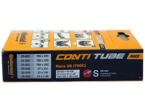 3x Fahrradschlauch Continental Race 28 28 Zoll 20-622/25-630 Sclaverand-Ventil 42mm +3x Conti Reifenheber +pneugo! Reparatur-Kit