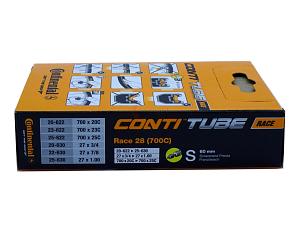 4x Fahrradschlauch Continental Race 28 28 Zoll 20-622/25-630 Sclaverand-Ventil 60mm +3x Conti Reifenheber +pneugo! Reparatur-Kit