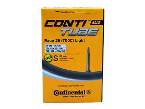 4x Fahrradschlauch Continental Race 28 Light 28 Zoll 20-622/25-630 Sclaverand-Ventil 60mm +3x Conti Reifenheber +pneugo! Reparatur-Kit