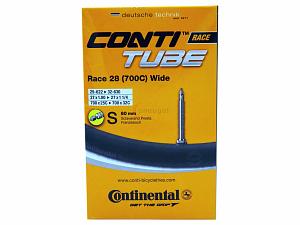 3x Fahrradschlauch Continental Race 28 Wide 28 Zoll 25-622/32-630 Sclaverand-Ventil 60mm +3x Conti Reifenheber +pneugo! Reparatur-Kit