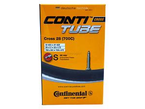 4x Fahrradschlauch Continental Cross 28 28 Zoll 32-622/47-622 Sclaverand-Ventil 42mm +3x Conti Reifenheber +pneugo! Reparatur-Kit