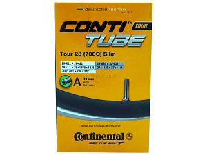 Fahrradschlauch Continental Tour 28 Slim 28 Zoll 28-622/37-622 Auto-Ventil 40mm