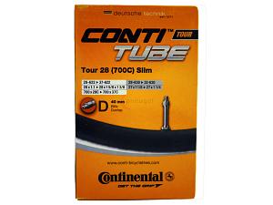 4x Fahrradschlauch Continental Tour 28 Slim 28 Zoll 28-622/37-622 Dunlop-Ventil 40mm +3x Conti Reifenheber +pneugo! Reparatur-Kit