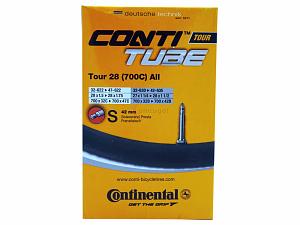 4x Fahrradschlauch Continental Tour 28 All 28 Zoll 32-622/47-622 Sclaverand-Ventil 42mm +3x Conti Reifenheber +pneugo! Reparatur-Kit