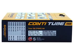 3x Fahrradschlauch Continental Tour 28 All 28 Zoll 32-622/47-622 Sclaverand-Ventil 42mm +3x Conti Reifenheber +pneugo! Reparatur-Kit