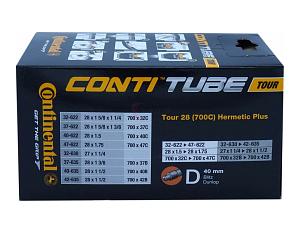 3x Fahrradschlauch Continental Hermetic Plus Tour 28 All 28 Zoll 32-622/47-622 Dunlop-Ventil 40mm +3x Conti Reifenheber +pneugo! Reparatur-Kit